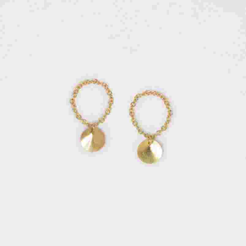 boucle d'oreilles or