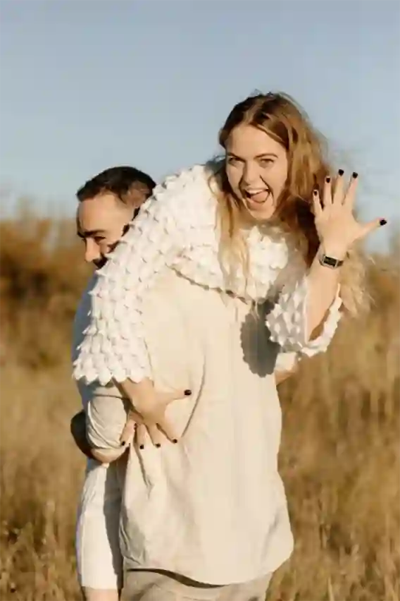Séance engagement fun à Valras-Plage