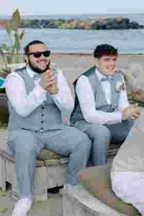 cérémonie laique mariage plage poisson rouge