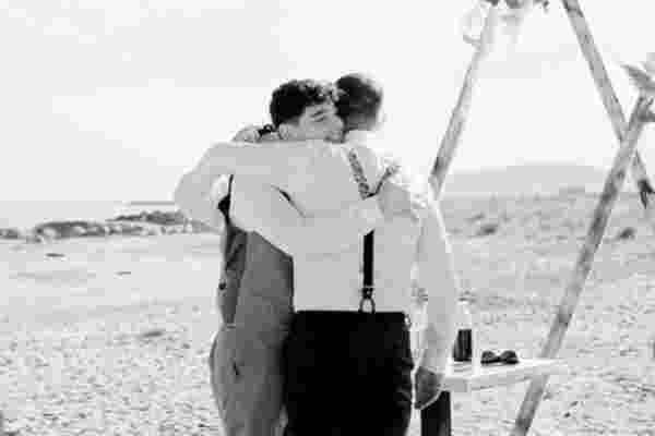 cérémonie laique plage poisson rouge